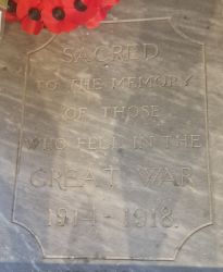 4.WW1 Inscription